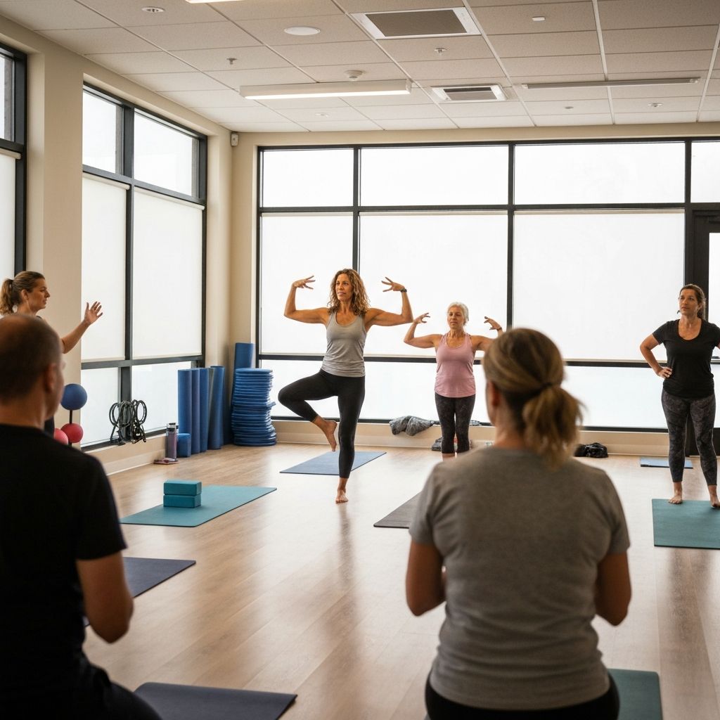 Movement instructors guiding body awareness